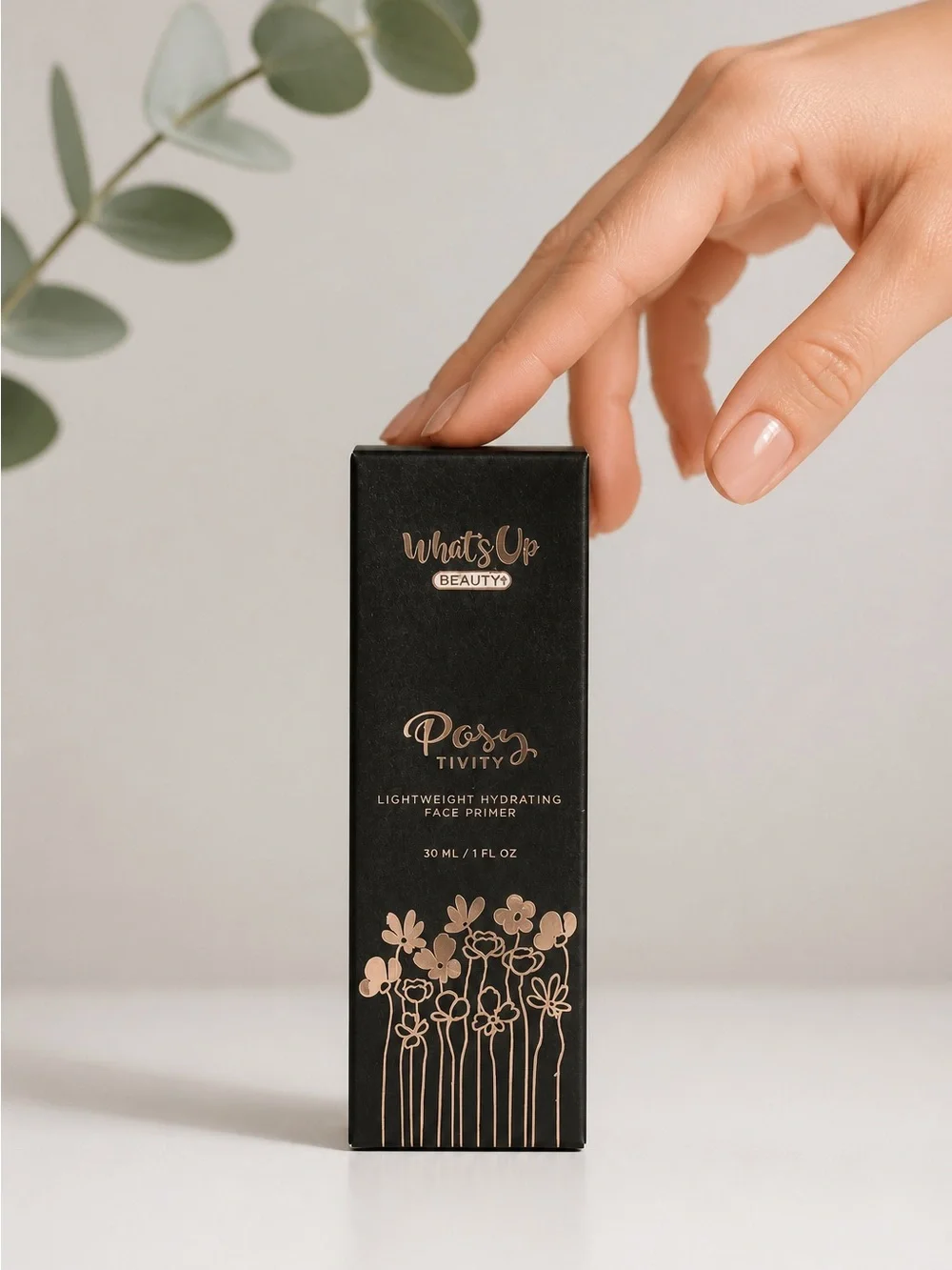 Whats Up Beauty Posy-tivity Hydrating Face Primer Niacinamide Grip 1oz NIB